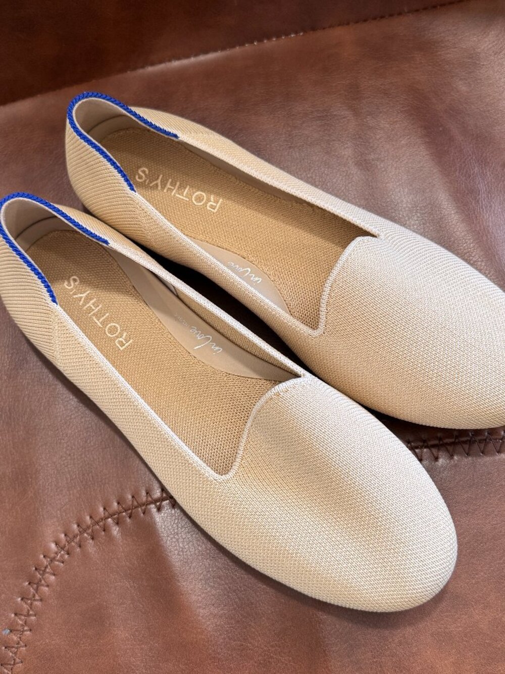 ROTHY'S NWOT LOUNGE LOAFER SANDSTONE TORTOISE OUTSOLE 8